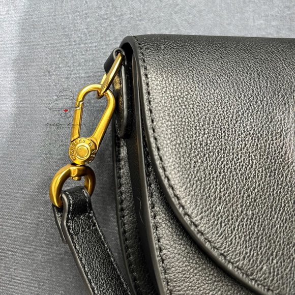 CHARLES & KEITH COLLECTION Gabine Leather Saddle Bag (Medium) - Picture 3 of 5